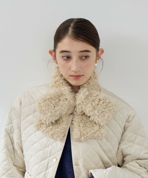 QUEENS COURT / クイーンズコート マフラー・ショール・スヌード・ストール | ミニリボンティペット | 詳細4