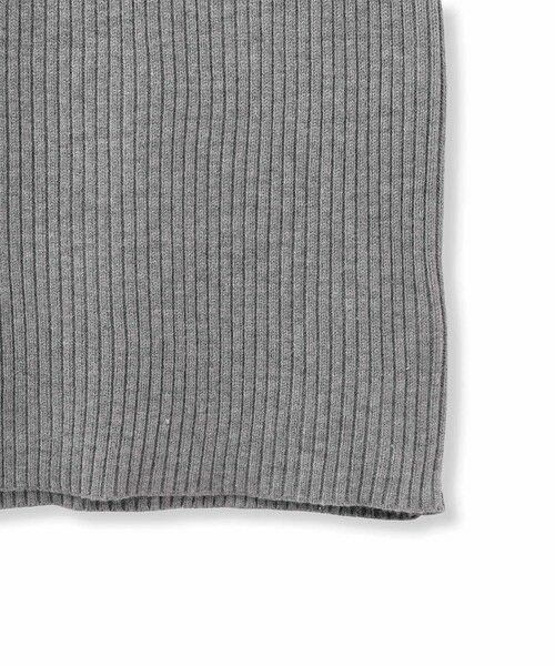 QUEENS COURT / クイーンズコート ロング・マキシ丈ワンピース | ポロカラーリブニットワンピース≪手洗い可能≫ | 詳細11