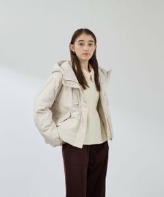 QUEENS COURT / クイーンズコート テーラードジャケット | ワークフードピュアダウンジャケット