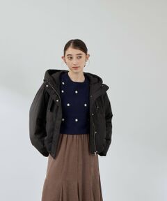 QUEENS COURT / クイーンズコート テーラードジャケット | ワークフードピュアダウンジャケット