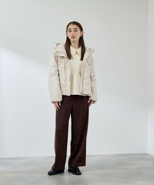 QUEENS COURT / クイーンズコート テーラードジャケット | ワークフードピュアダウンジャケット | 詳細2