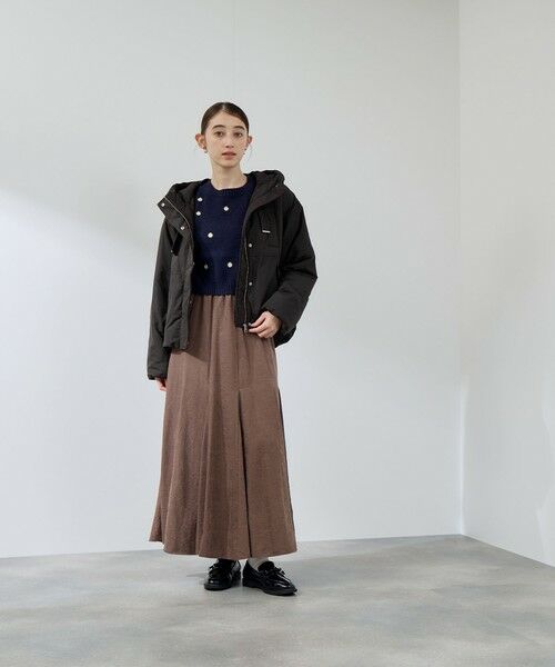 QUEENS COURT / クイーンズコート テーラードジャケット | ワークフードピュアダウンジャケット | 詳細5