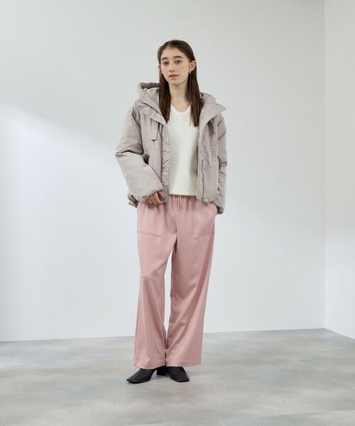 QUEENS COURT / クイーンズコート テーラードジャケット | ワークフードピュアダウンジャケット | 詳細12