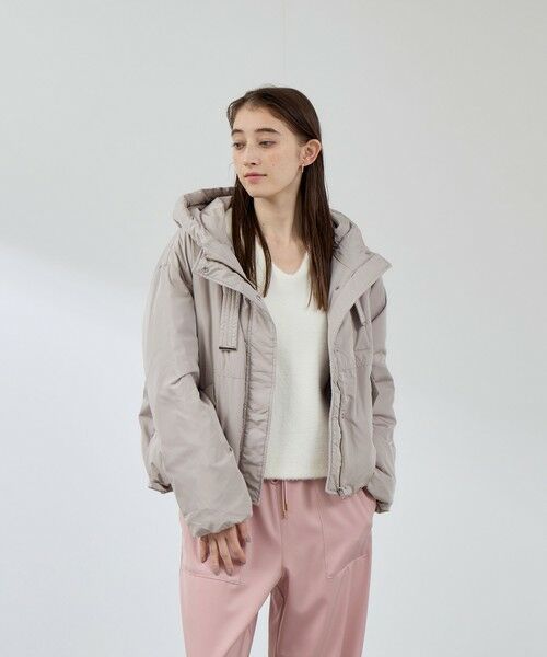 QUEENS COURT / クイーンズコート テーラードジャケット | ワークフードピュアダウンジャケット | 詳細7