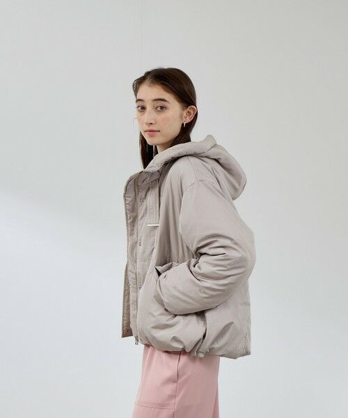 QUEENS COURT / クイーンズコート テーラードジャケット | ワークフードピュアダウンジャケット | 詳細8