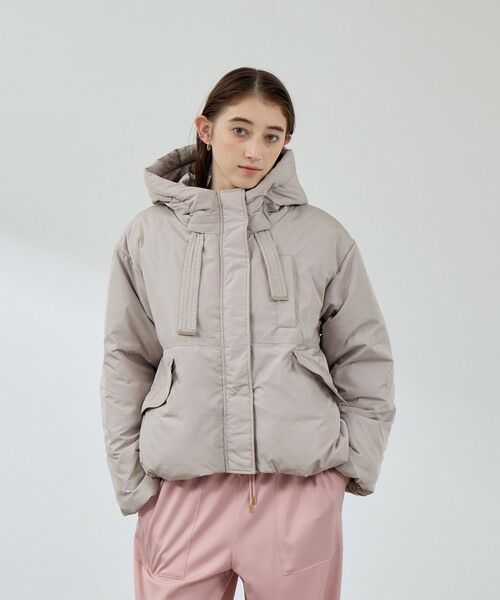 QUEENS COURT / クイーンズコート テーラードジャケット | ワークフードピュアダウンジャケット | 詳細10