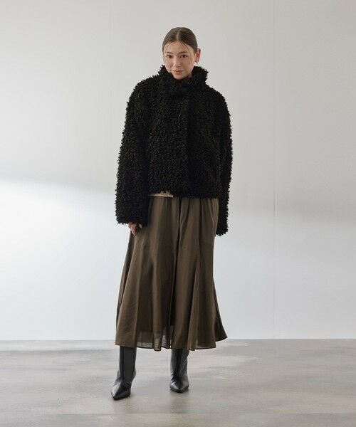 QUEENS COURT / クイーンズコート テーラードジャケット | プードルフェイクファーブルゾン | 詳細2