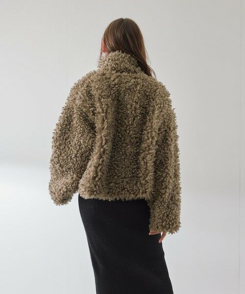 QUEENS COURT / クイーンズコート テーラードジャケット | プードルフェイクファーブルゾン | 詳細8