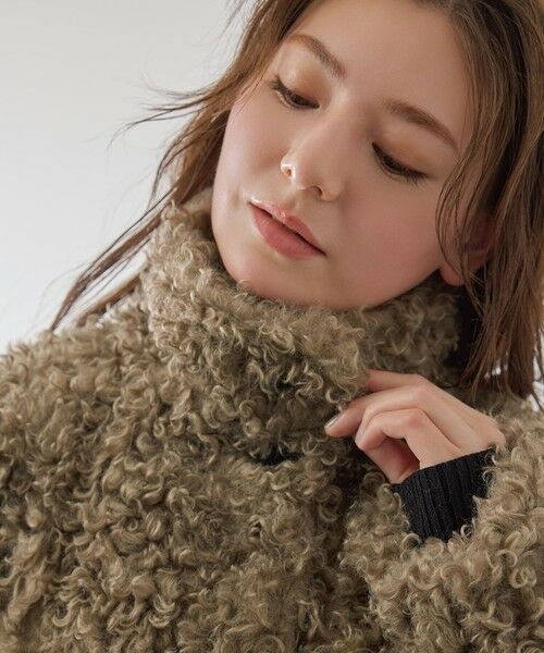 QUEENS COURT / クイーンズコート テーラードジャケット | プードルフェイクファーブルゾン | 詳細9