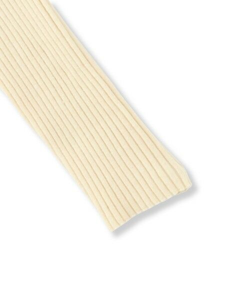 QUEENS COURT / クイーンズコート ニット・セーター | フラワーチュールペプラムリブニット≪手洗い可能≫ | 詳細6