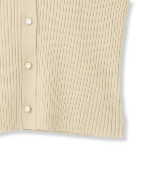 QUEENS COURT / クイーンズコート ニット・セーター | フラワーチュールスリーブカーディガン≪手洗い可能≫ | 詳細8