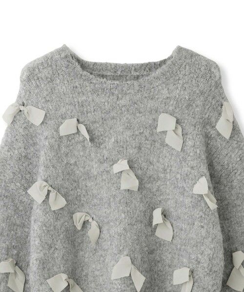 QUEENS COURT / クイーンズコート ニット・セーター | メニリボンブークレーニット≪手洗い可能≫ | 詳細8