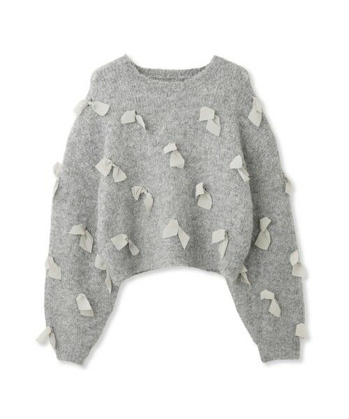 QUEENS COURT / クイーンズコート ニット・セーター | メニリボンブークレーニット≪手洗い可能≫ | 詳細6