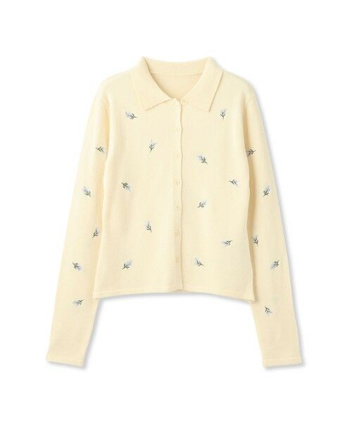 QUEENS COURT / クイーンズコート ニット・セーター | フラワーシシュウニットプルオーバー≪手洗い可能≫ | 詳細8