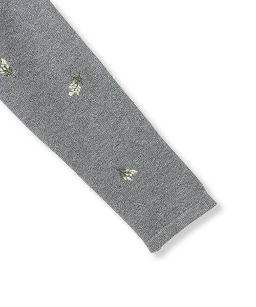 QUEENS COURT / クイーンズコート ニット・セーター | フラワーシシュウニットプルオーバー≪手洗い可能≫ | 詳細14