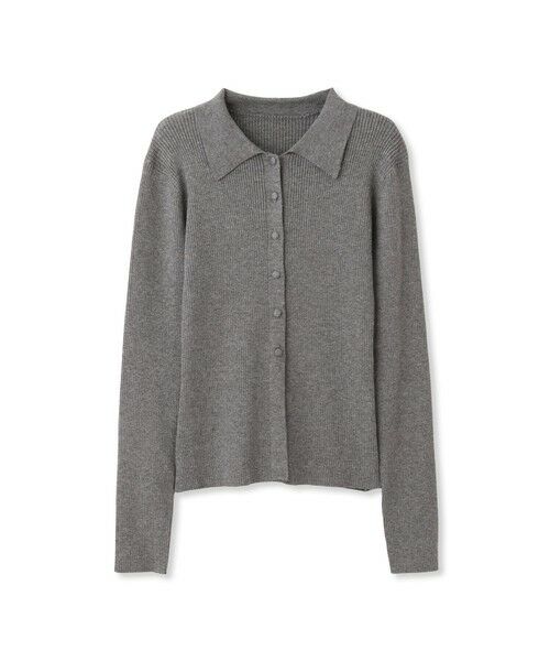 QUEENS COURT / クイーンズコート カーディガン・ボレロ | くるみボタンポロニットカーディガン≪手洗い可能≫ | 詳細19