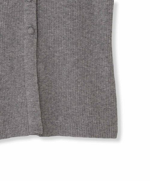 QUEENS COURT / クイーンズコート カーディガン・ボレロ | くるみボタンポロニットカーディガン≪手洗い可能≫ | 詳細23