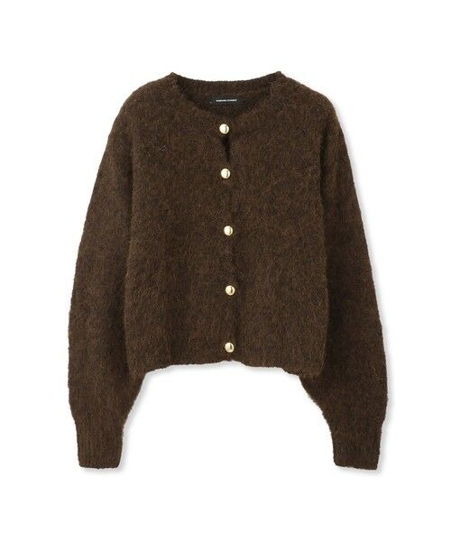 QUEENS COURT / クイーンズコート カーディガン・ボレロ | ソフトシャギー起毛メタルボタンカーディガン | 詳細7