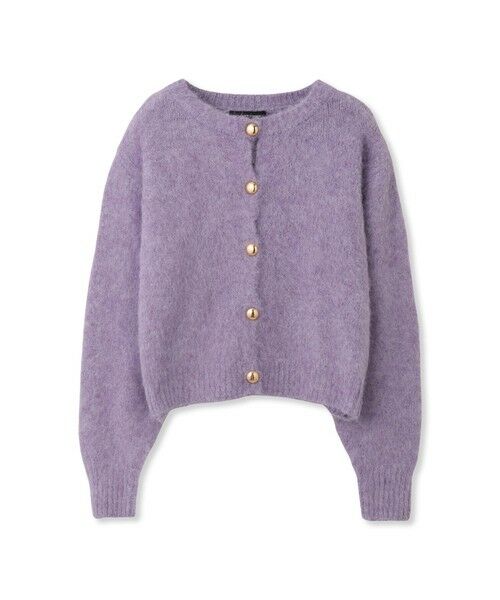 QUEENS COURT / クイーンズコート カーディガン・ボレロ | ソフトシャギー起毛メタルボタンカーディガン | 詳細10