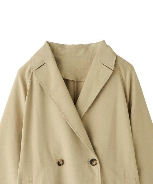 QUEENS COURT / クイーンズコート ダッフルコート | スウェードライクピーチガウントレンチコート | 詳細9