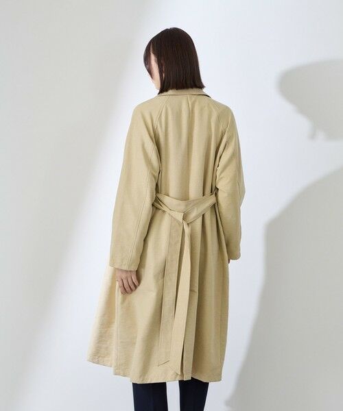 QUEENS COURT / クイーンズコート ダッフルコート | スウェードライクピーチガウントレンチコート | 詳細6