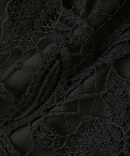 QUEENS COURT / クイーンズコート テーラードジャケット | ボタニカルレースブルゾン≪手洗い可能≫ | 詳細8