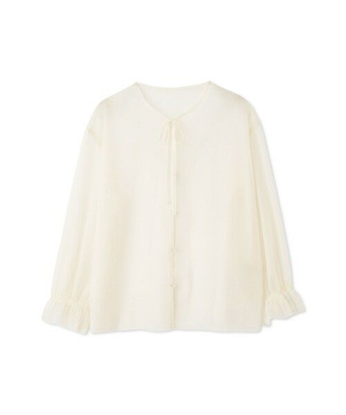 QUEENS COURT / クイーンズコート テーラードジャケット | チュールレイヤーセットツィードジャケット | 詳細25