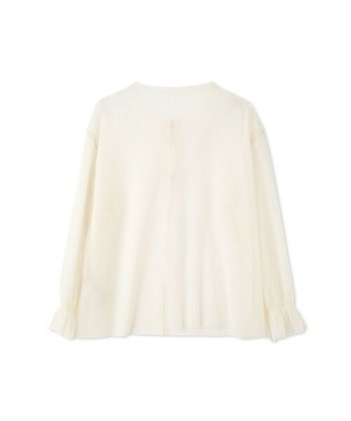 QUEENS COURT / クイーンズコート テーラードジャケット | チュールレイヤーセットツィードジャケット | 詳細26