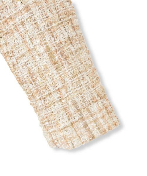 QUEENS COURT / クイーンズコート テーラードジャケット | チュールレイヤーセットツィードジャケット | 詳細30