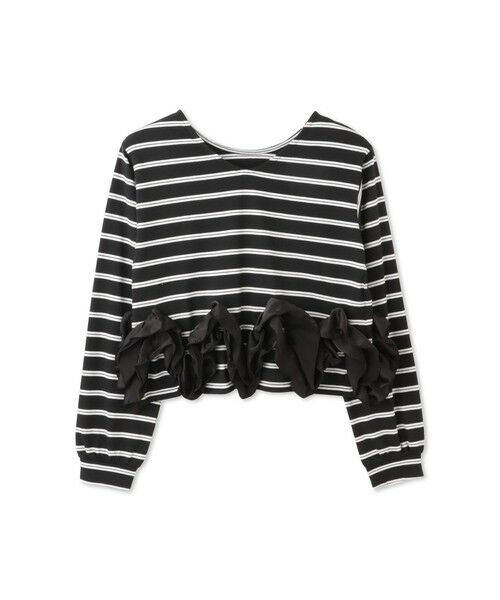 QUEENS COURT / クイーンズコート カットソー | ラッフルヘムクロプトプルオーバー | 詳細13