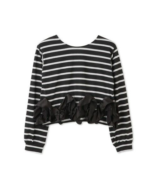 QUEENS COURT / クイーンズコート カットソー | ラッフルヘムクロプトプルオーバー | 詳細14