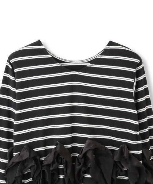 QUEENS COURT / クイーンズコート カットソー | ラッフルヘムクロプトプルオーバー | 詳細15