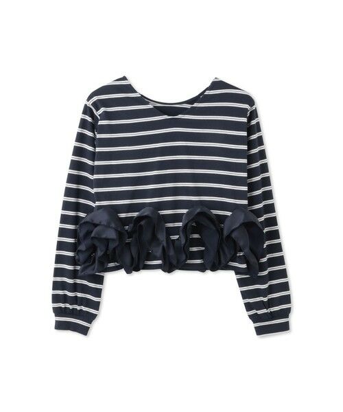 QUEENS COURT / クイーンズコート カットソー | ラッフルヘムクロプトプルオーバー | 詳細22
