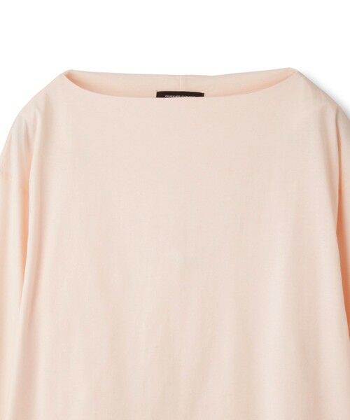 QUEENS COURT / クイーンズコート カットソー | ハイゲージ天竺ボートネックプルオーバー | 詳細16