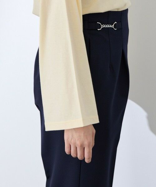 QUEENS COURT / クイーンズコート カットソー | ハイゲージ天竺ボートネックプルオーバー | 詳細23