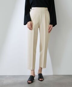 QUEENS COURT / クイーンズコート その他パンツ | ダブルクロスストレッチビットテーパードパンツ