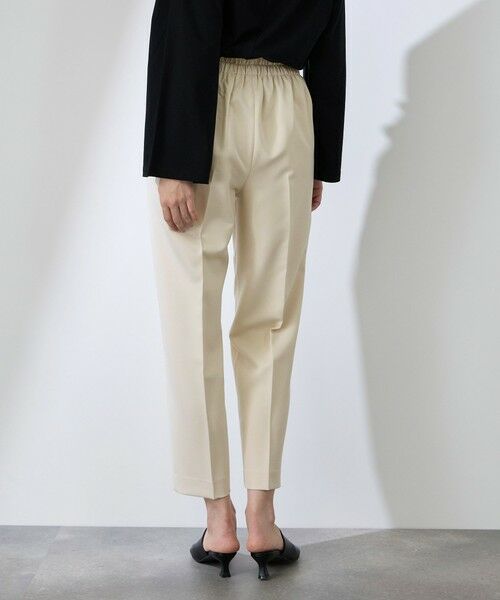 QUEENS COURT / クイーンズコート その他パンツ | ダブルクロスストレッチビットテーパードパンツ | 詳細8