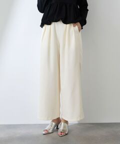 QUEENS COURT / クイーンズコート その他パンツ | ダブルインタックプルオンワイドパンツ