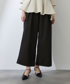 QUEENS COURT / クイーンズコート その他パンツ | ダブルインタックプルオンワイドパンツ