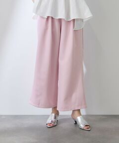 ダブルインタックプルオンワイドパンツ