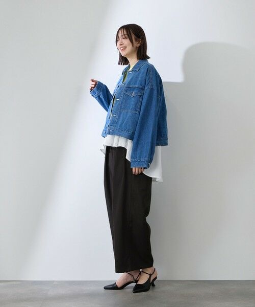 QUEENS COURT / クイーンズコート その他パンツ | ダブルインタックプルオンワイドパンツ | 詳細6