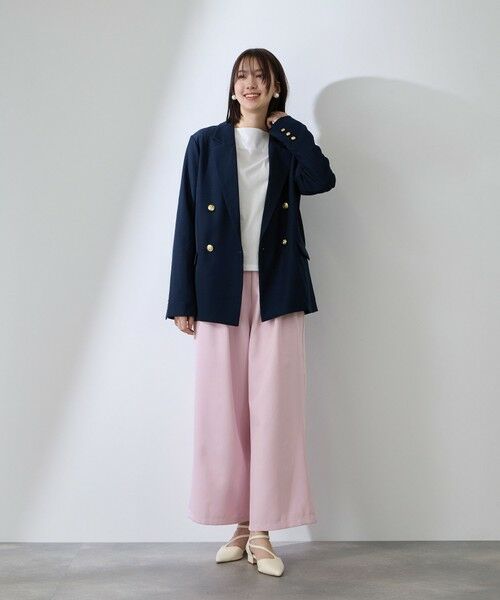 QUEENS COURT / クイーンズコート その他パンツ | ダブルインタックプルオンワイドパンツ | 詳細19