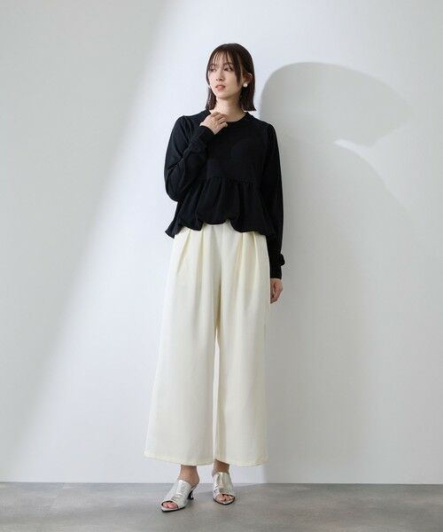 QUEENS COURT / クイーンズコート ニット・セーター | バルーンヘムニットプルオーバー≪手洗い可能≫ | 詳細2