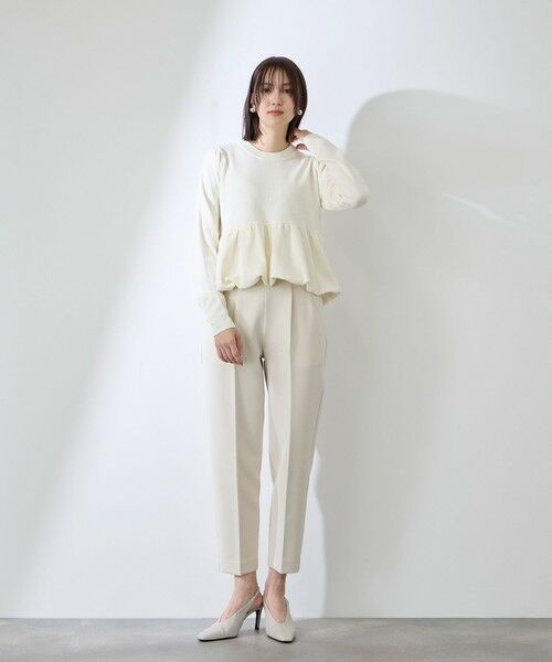 QUEENS COURT / クイーンズコート ニット・セーター | バルーンヘムニットプルオーバー≪手洗い可能≫ | 詳細18