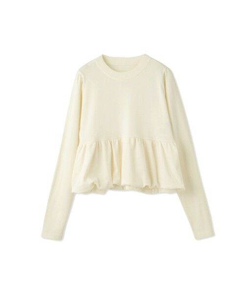 QUEENS COURT / クイーンズコート ニット・セーター | バルーンヘムニットプルオーバー≪手洗い可能≫ | 詳細19