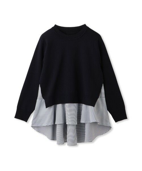 QUEENS COURT / クイーンズコート ニット・セーター | サイドスリットニット×ペプラムヘムインナーSET | 詳細7