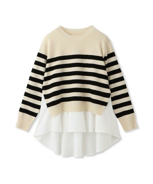 QUEENS COURT / クイーンズコート ニット・セーター | サイドスリットニット×ペプラムヘムインナーSET | 詳細15