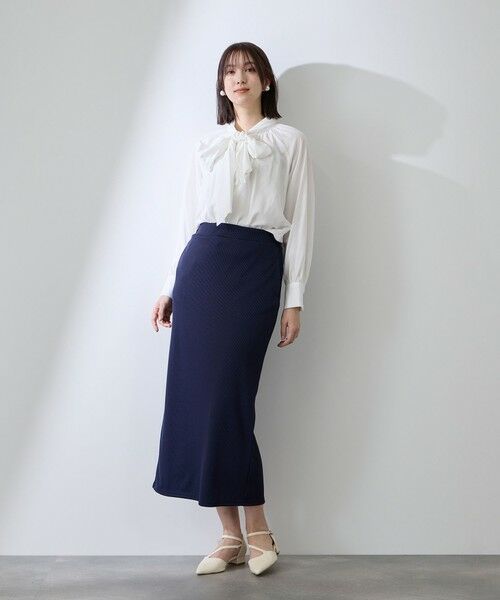 QUEENS COURT / クイーンズコート シャツ・ブラウス | クリアローンワイドボウタイブラウス | 詳細2