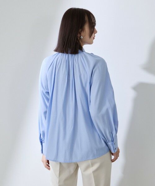 QUEENS COURT / クイーンズコート シャツ・ブラウス | クリアローンワイドボウタイブラウス | 詳細7