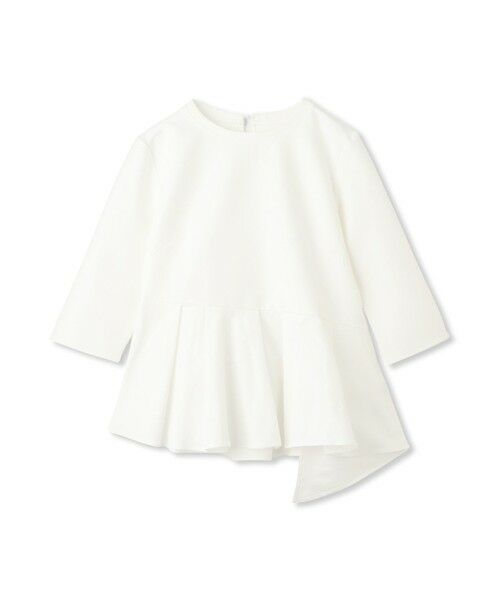 QUEENS COURT / クイーンズコート シャツ・ブラウス | ダブルクロスストレッチペプラムブラウス | 詳細4